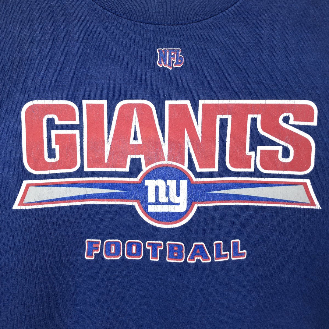 Lee Heavyweight NFL New York Giants Print Sweatshirt, Men's Size XL (Equivalent), Vintage cotton blue type Vintage Second Hand