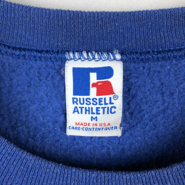 90'S Russell NFL Los Angeles Rams Print Sweatshirt, Made in USA, Men's Size M (approx.) cotton blue type Vintage Second Hand