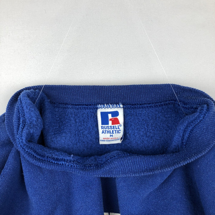 90'S Russell NFL Los Angeles Rams Print Sweatshirt, Made in USA, Men's Size M (approx.) cotton blue type Vintage Second Hand