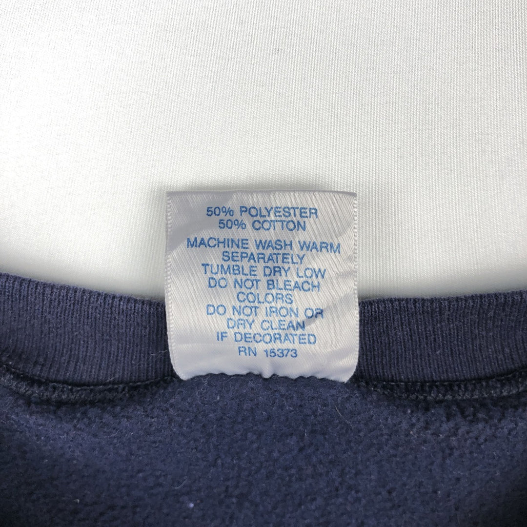 90'S Delta NFL Dallas Cowboys Print Sweatshirt, Made in USA, Men's Size L (Equivalent), Vintage polyester Navy blue Vintage Second Hand