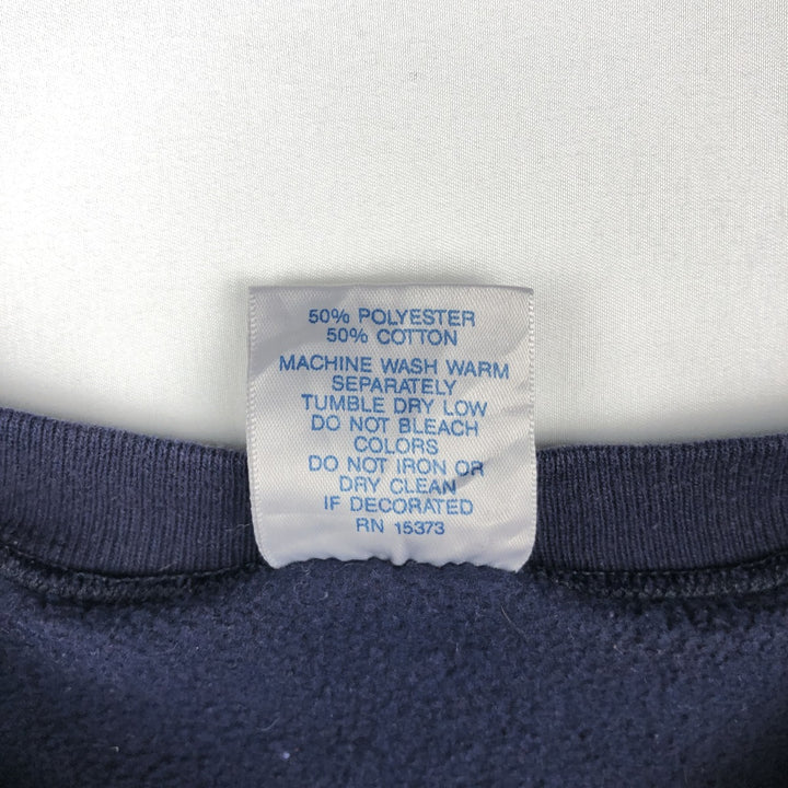 90'S Delta NFL Dallas Cowboys Print Sweatshirt, Made in USA, Men's Size L (Equivalent), Vintage polyester Navy blue Vintage Second Hand
