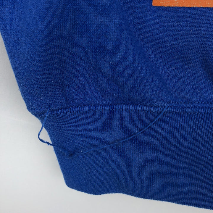 90'S SALEM SPORTSWEAR NFL Denver Broncos Sweatshirt, Made in USA, Men's XL equivalent, Vintage cotton blue type Vintage Second Hand
