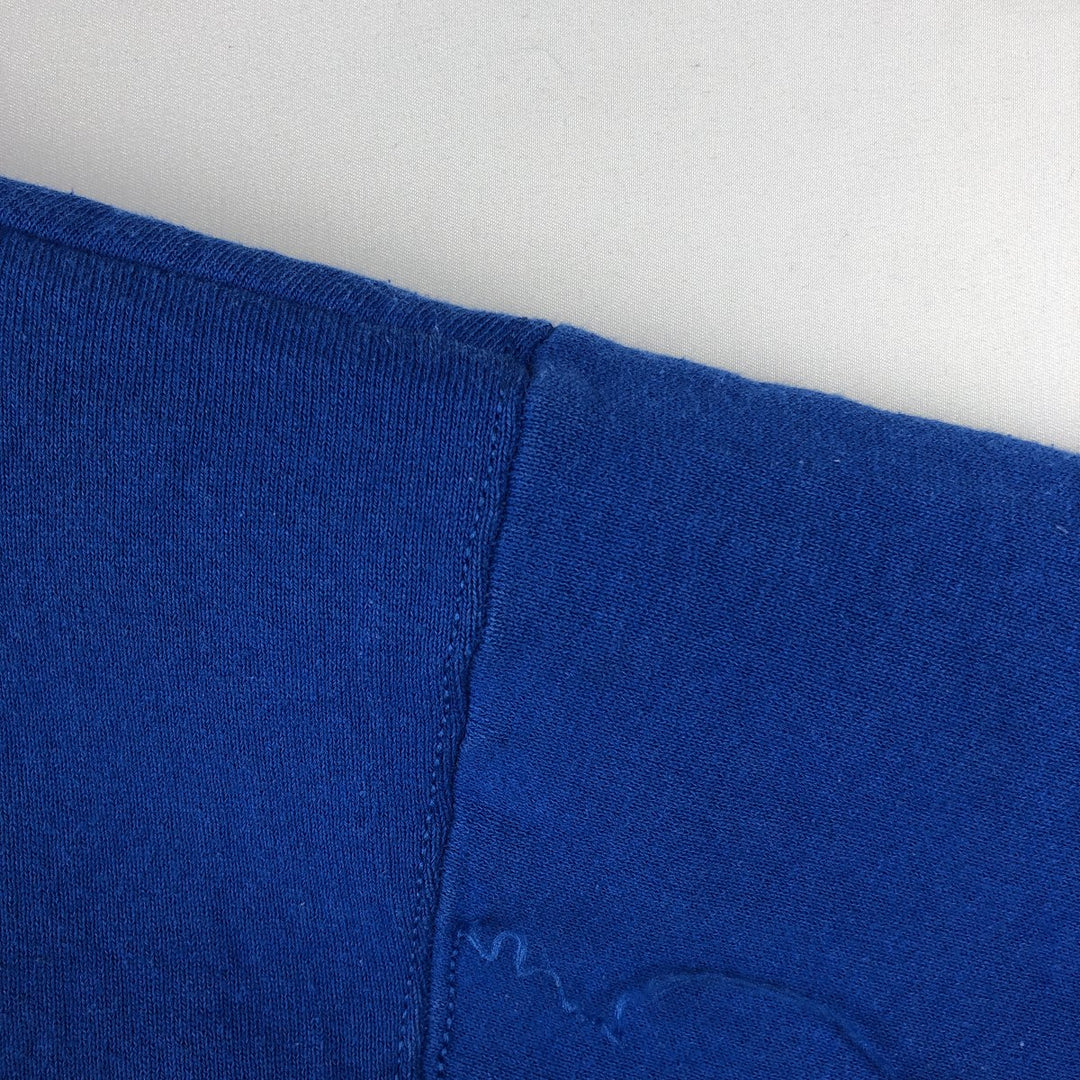 90'S SALEM SPORTSWEAR NFL Denver Broncos Sweatshirt, Made in USA, Men's XL equivalent, Vintage cotton blue type Vintage Second Hand