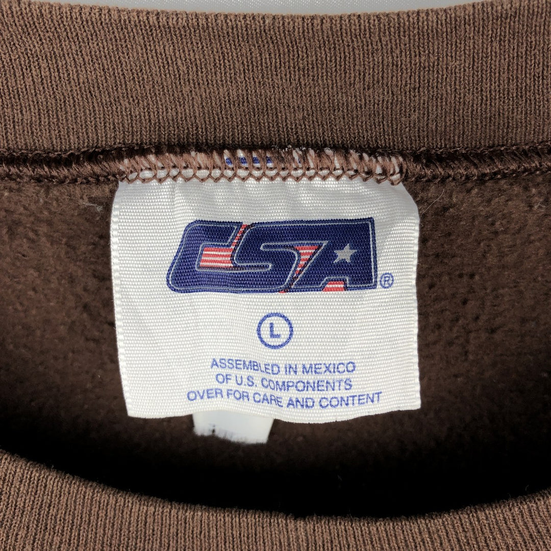 CSA NFL CLEVELAND BROWNS Cleveland Browns Sweatshirt, Men's Size L (approx.), Vintage unclear brown type Vintage Second Hand