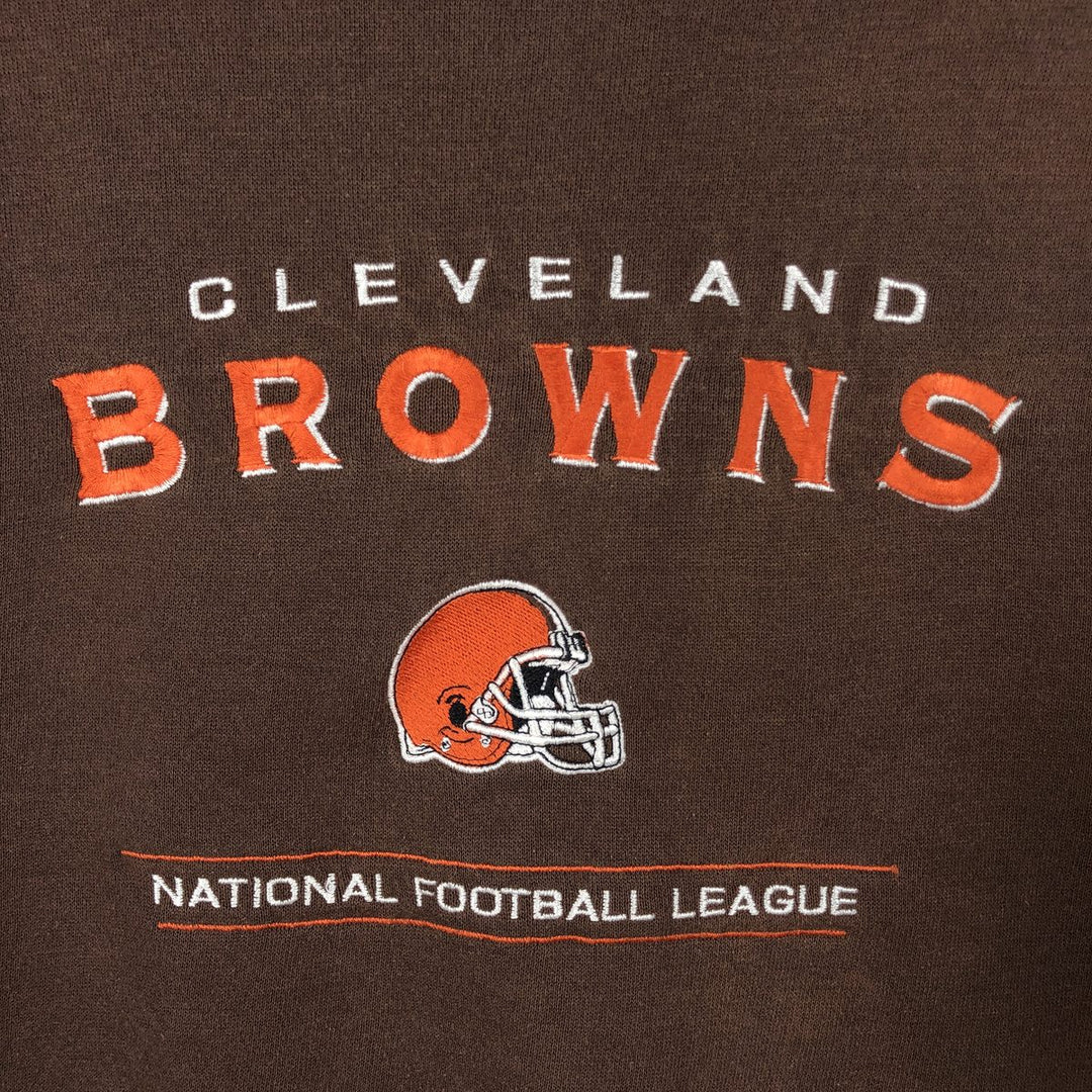 CSA NFL CLEVELAND BROWNS Cleveland Browns Sweatshirt, Men's Size L (approx.), Vintage unclear brown type Vintage Second Hand