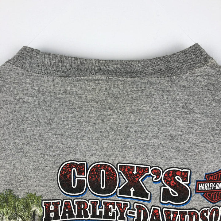 Big size Harley-Davidson Advertising sweatshirt, men's XXXL equivalent unclear gray type Vintage Second Hand