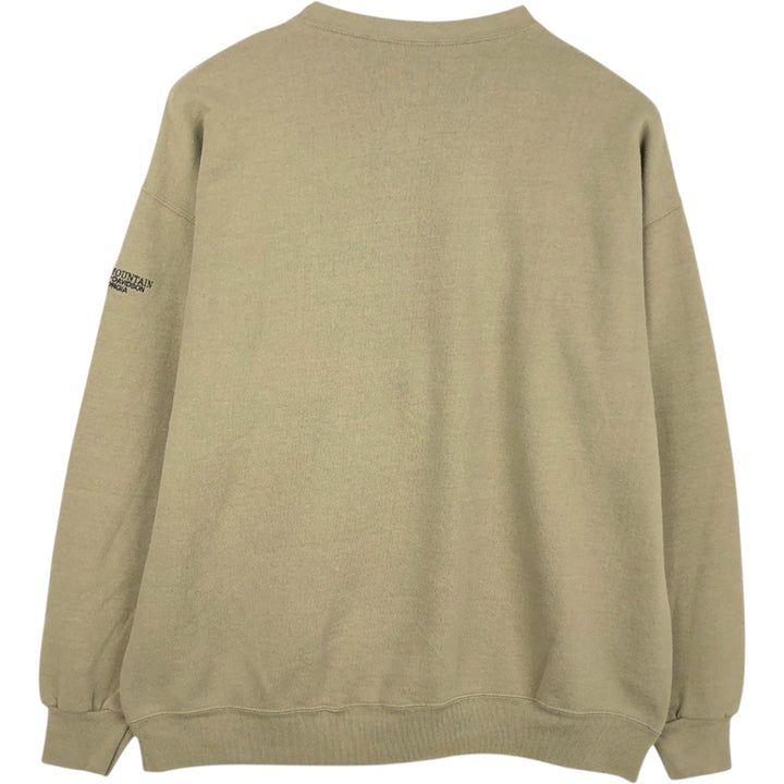 Harley-Davidson Advertising Sweatshirt, Men's XL Size unclear Khaki type Vintage Second Hand