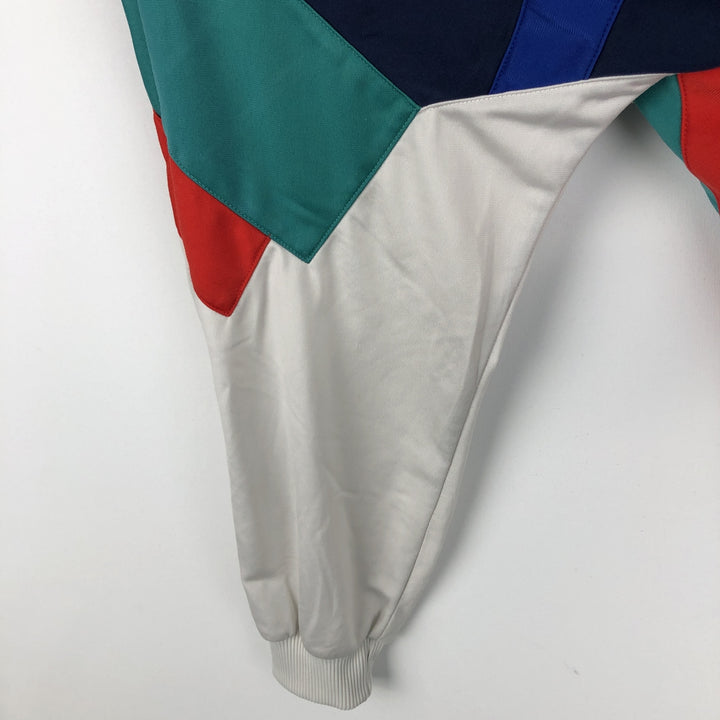 1980'S adidas Trefoil Logo Jersey Track Jacket, Men's Size L polyester navy blue type Vintage Second Hand