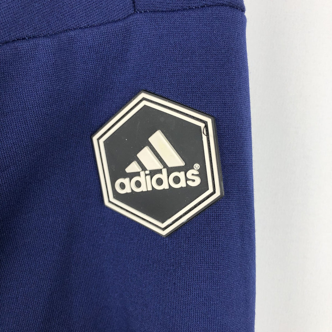 90s-00'S Adidas Jersey Track Jacket, Men's Size L polyester navy blue type Vintage Second Hand