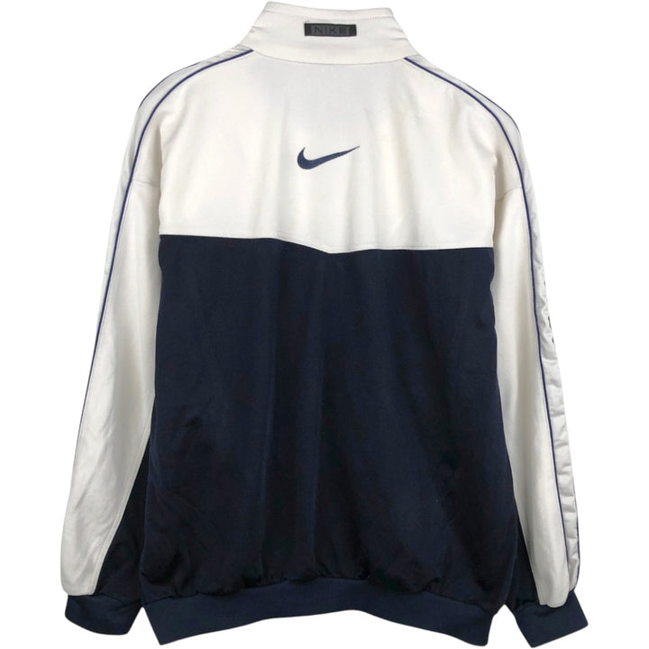 90s-00'S Nike Track Jacket, Men's Size XL unclear white type Vintage Second Hand
