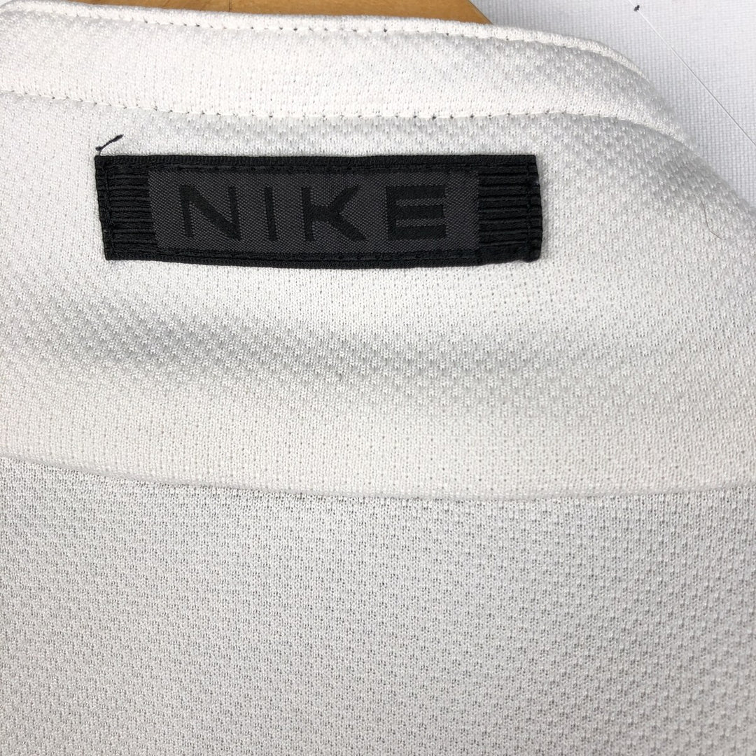 90s-00'S Nike Track Jacket, Men's Size XL unclear white type Vintage Second Hand