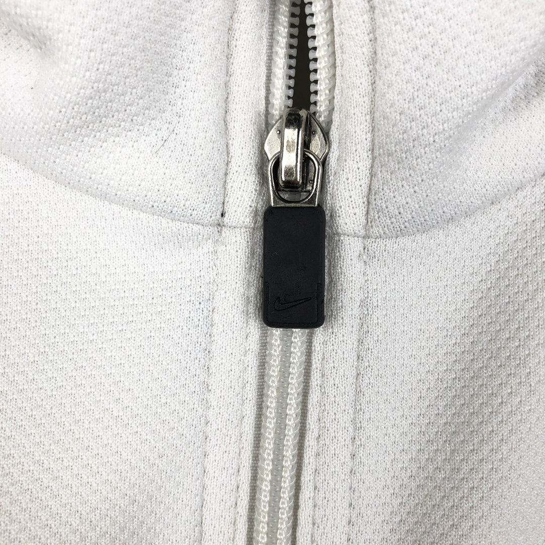 90s-00'S Nike Track Jacket, Men's Size XL unclear white type Vintage Second Hand