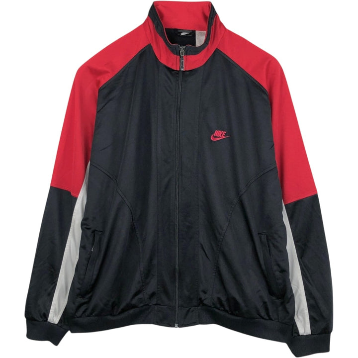 90'S Nike Jersey Track Jacket Men's XL Vintage polyester black type Vintage Second Hand