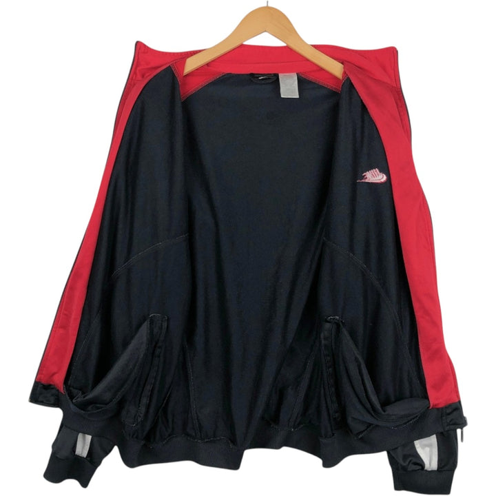 90'S Nike Jersey Track Jacket Men's XL Vintage polyester black type Vintage Second Hand