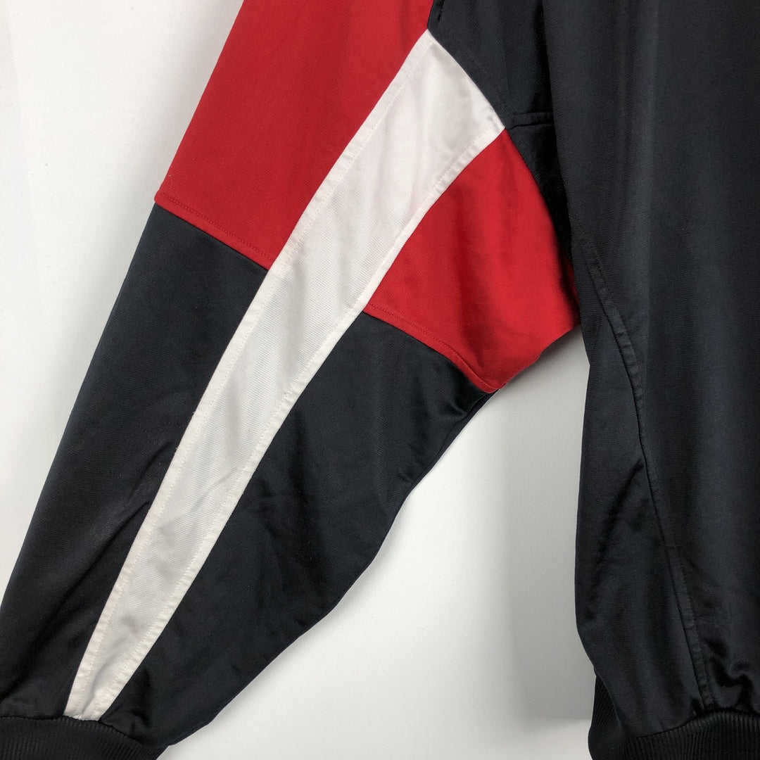 90'S Nike Jersey Track Jacket Men's XL Vintage polyester black type Vintage Second Hand