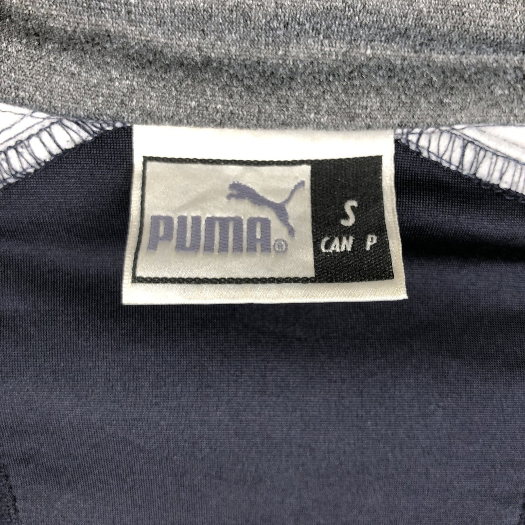 90s-00'S Puma track jacket, men's size S (approx.) polyester navy blue type Vintage Second Hand