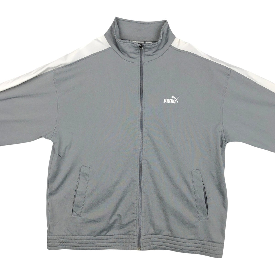 90s~00'S PUMA Jersey Track Jacket Men's L size unclear gray type Vintage Second Hand
