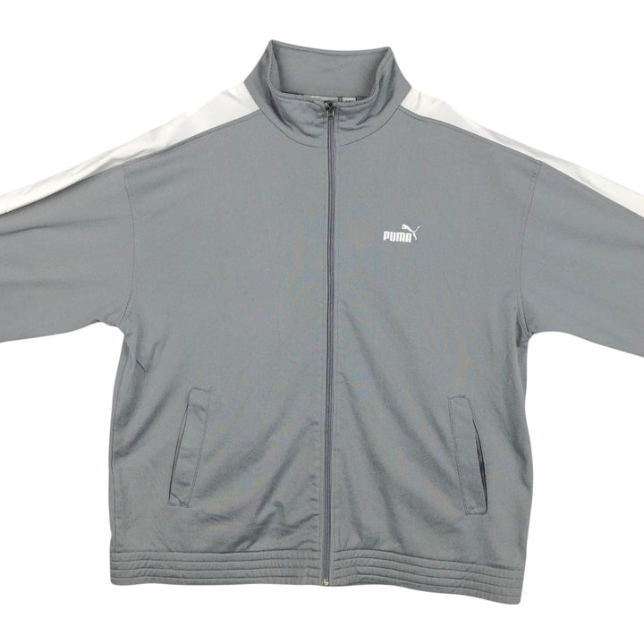 90s~00'S PUMA Jersey Track Jacket Men's L size unclear gray type Vintage Second Hand