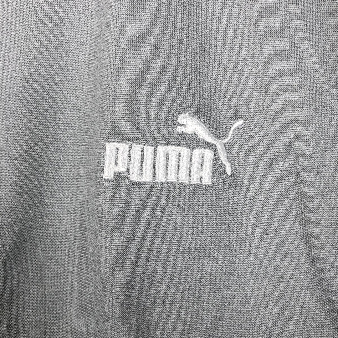 90s~00'S PUMA Jersey Track Jacket Men's L size unclear gray type Vintage Second Hand