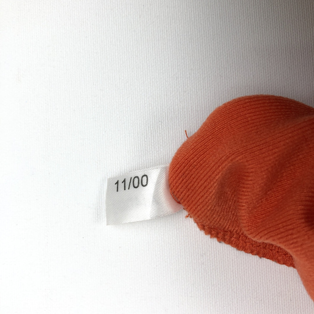2000'S adidas Originals Jersey Hoodie Track Jacket, Men's XL polyester orange type Vintage Second Hand