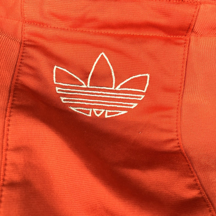 2000'S adidas Originals Jersey Hoodie Track Jacket, Men's XL polyester orange type Vintage Second Hand