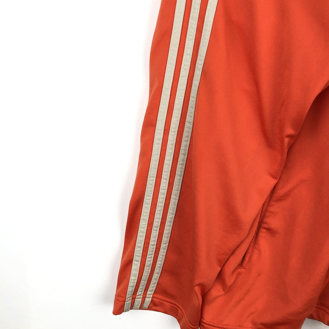 2000'S adidas Originals Jersey Hoodie Track Jacket, Men's XL polyester orange type Vintage Second Hand