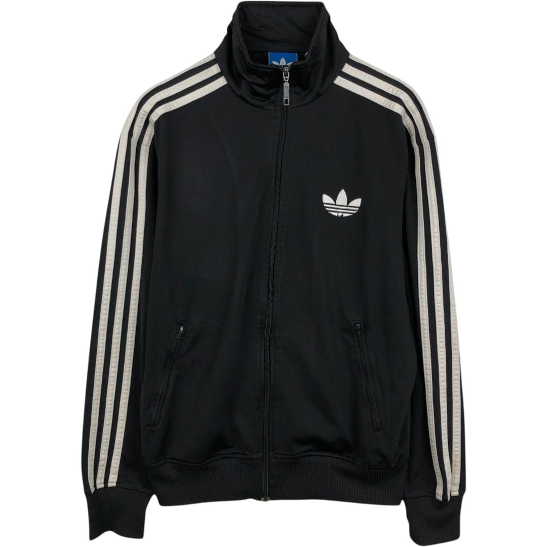 Adidas ORIGINALS Trefoil Logo Track Jacket, Men's Size S (approx.) polyester black type Vintage Second Hand