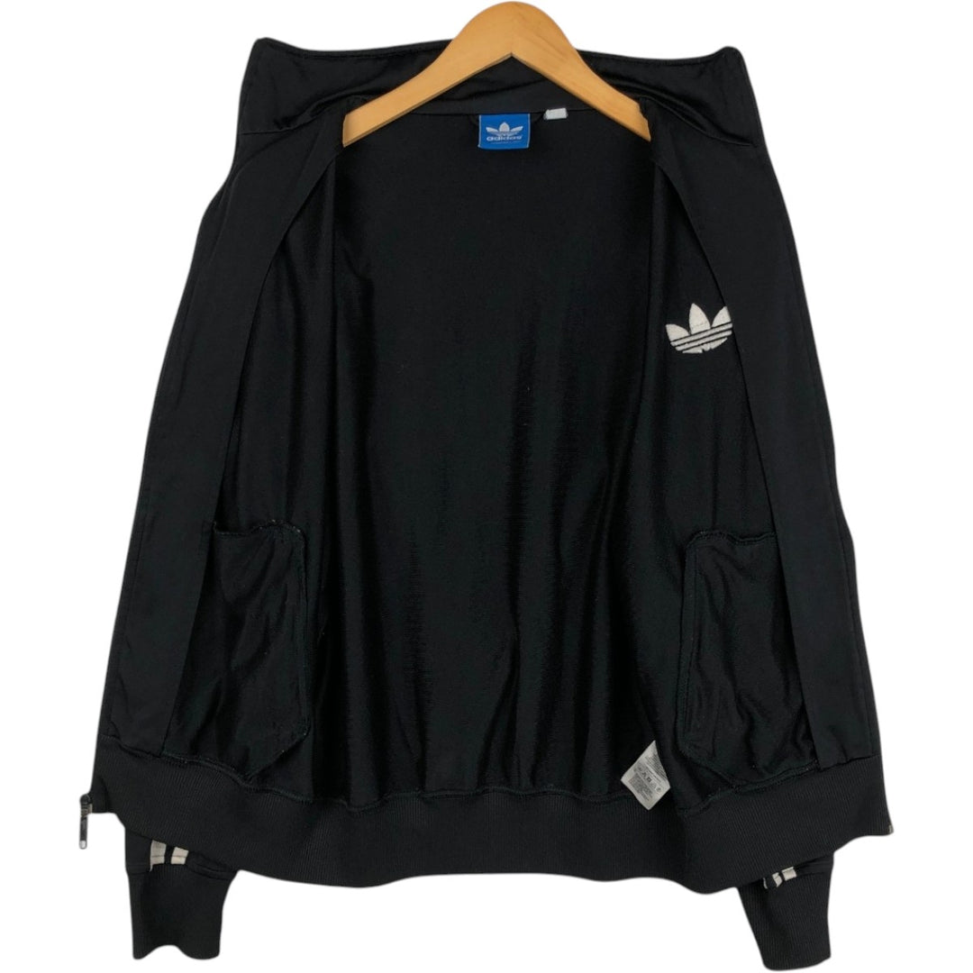 Adidas ORIGINALS Trefoil Logo Track Jacket, Men's Size S (approx.) polyester black type Vintage Second Hand