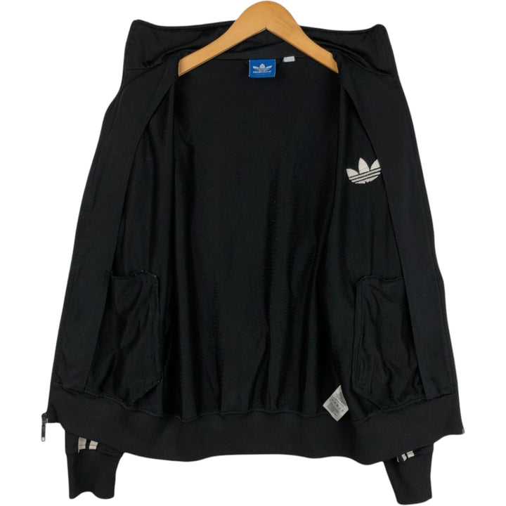 Adidas ORIGINALS Trefoil Logo Track Jacket, Men's Size S (approx.) polyester black type Vintage Second Hand