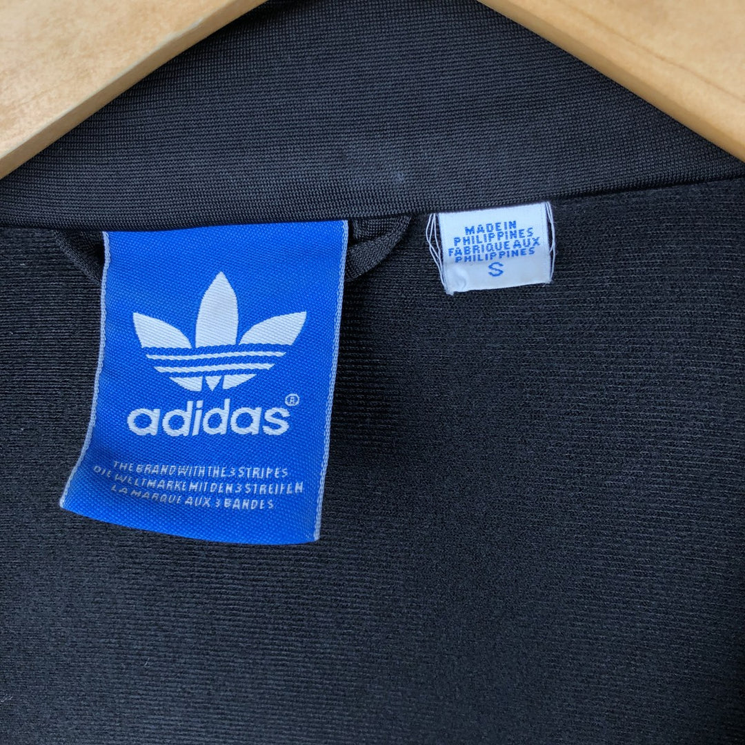 Adidas ORIGINALS Trefoil Logo Track Jacket, Men's Size S (approx.) polyester black type Vintage Second Hand