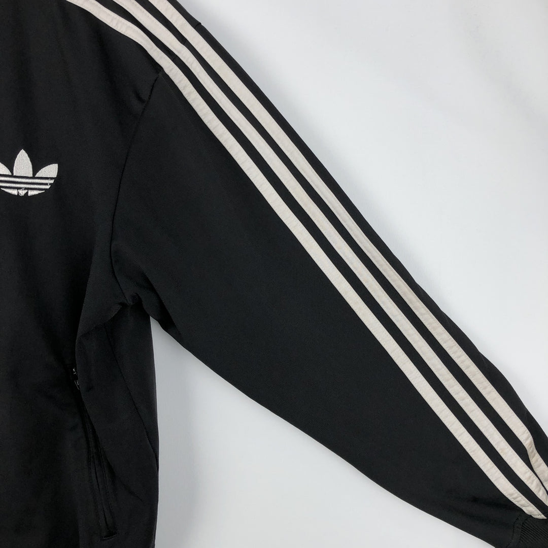 Adidas ORIGINALS Trefoil Logo Track Jacket, Men's Size S (approx.) polyester black type Vintage Second Hand