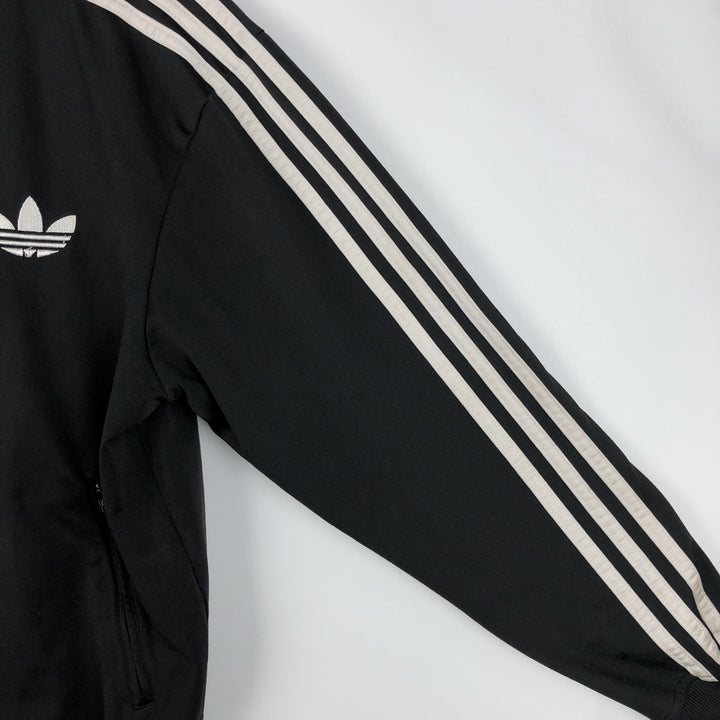 Adidas ORIGINALS Trefoil Logo Track Jacket, Men's Size S (approx.) polyester black type Vintage Second Hand