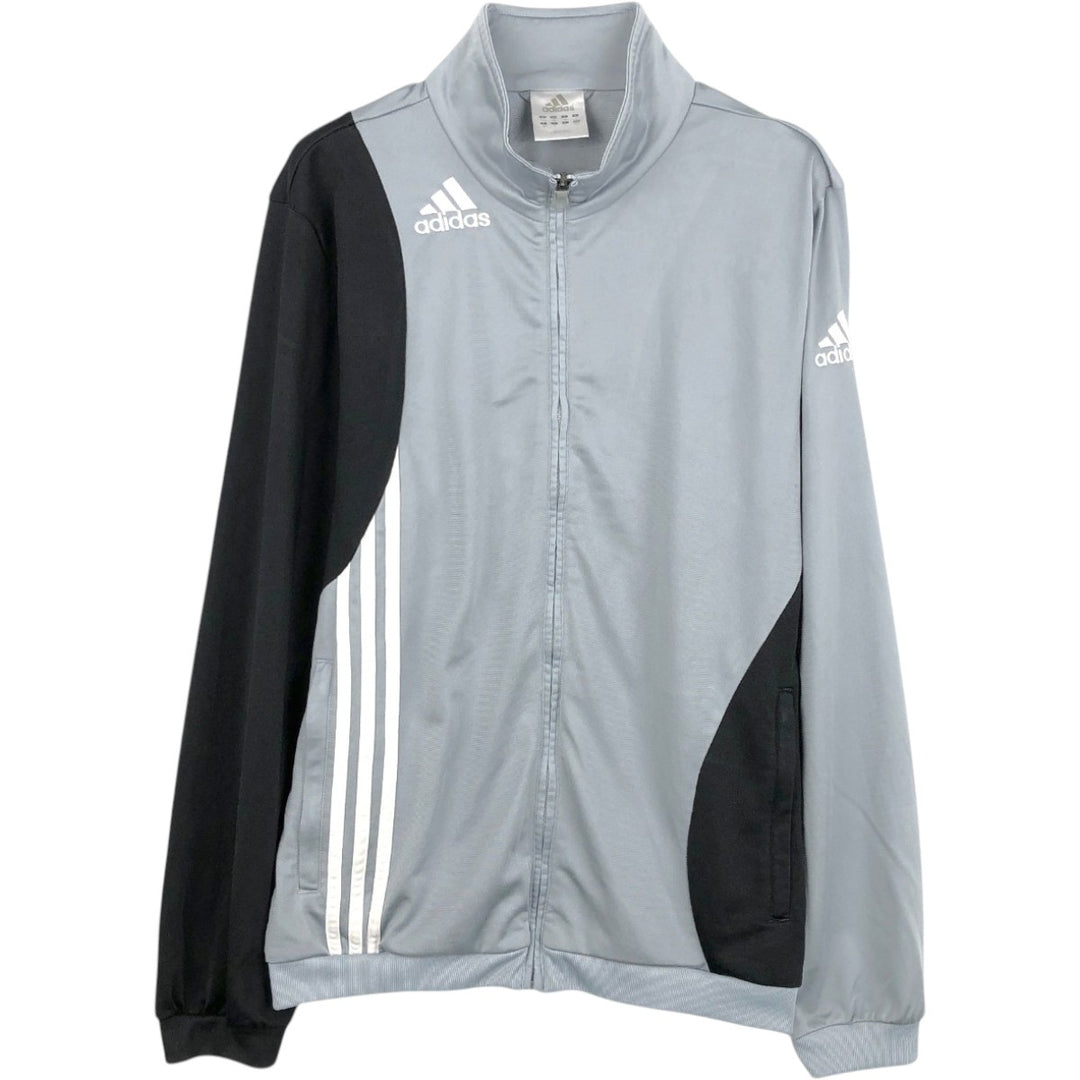 00'S adidas jersey track jacket, men's size M polyester gray type Vintage Second Hand