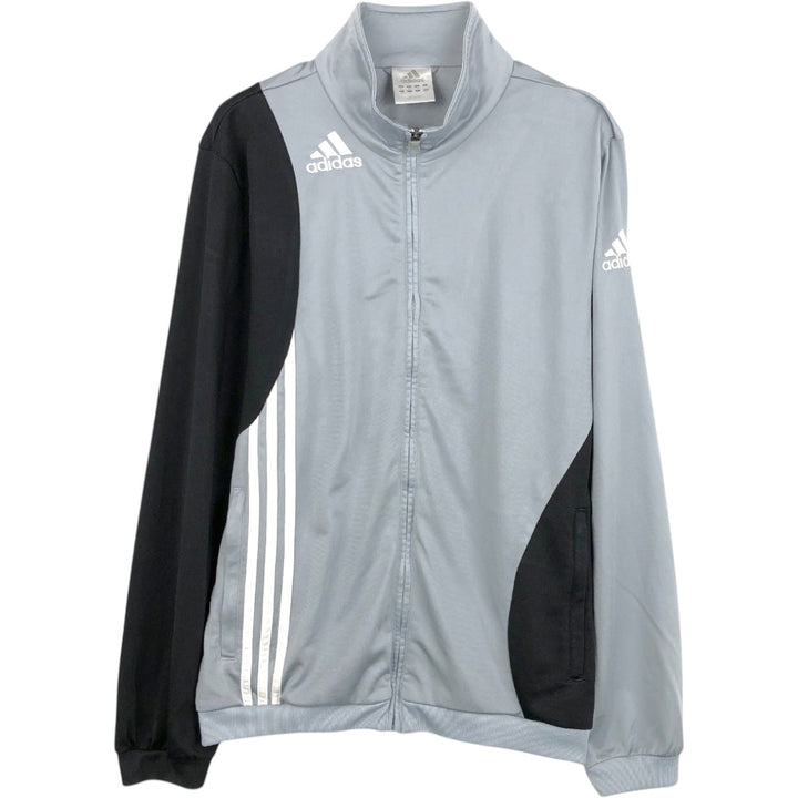 00'S adidas jersey track jacket, men's size M polyester gray type Vintage Second Hand