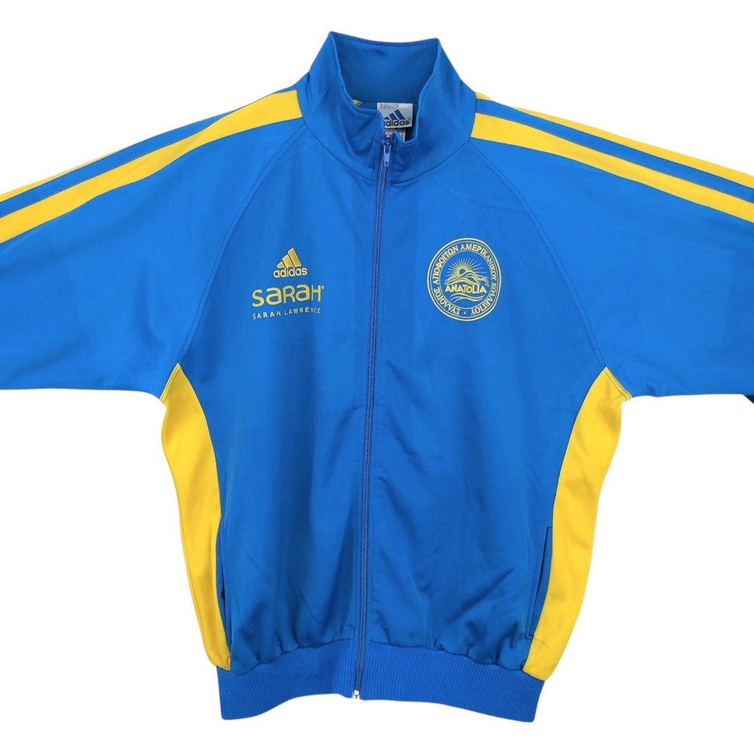 90s-00'S Adidas college track jacket, men's size M (approx.) polyester blue type Vintage Second Hand