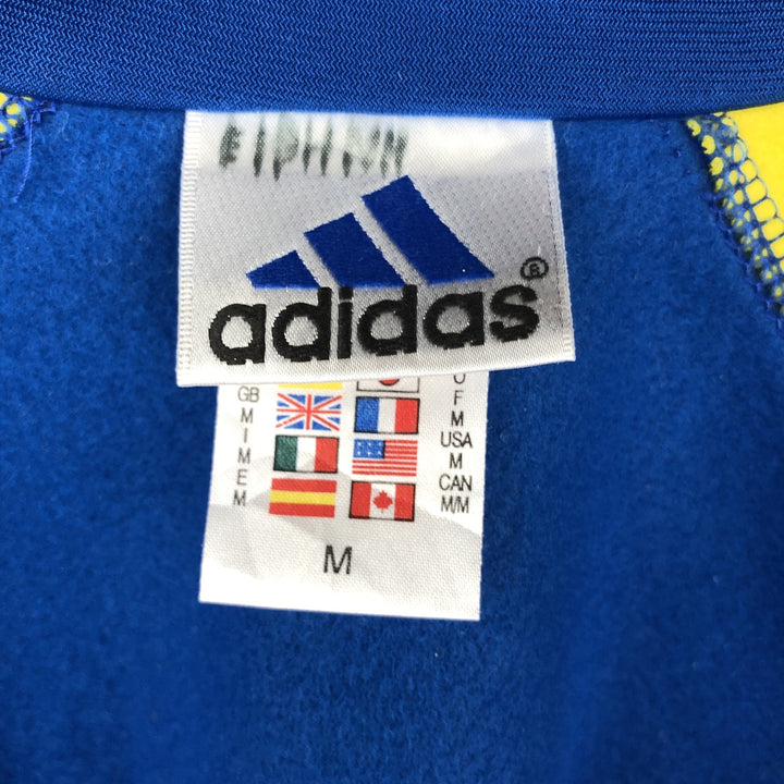 90s-00'S Adidas college track jacket, men's size M (approx.) polyester blue type Vintage Second Hand