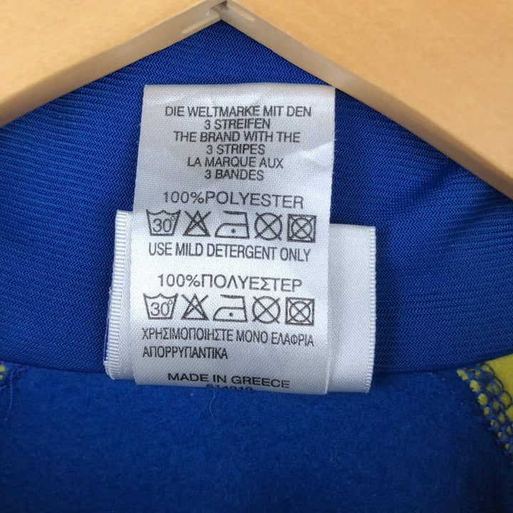 90s-00'S Adidas college track jacket, men's size M (approx.) polyester blue type Vintage Second Hand