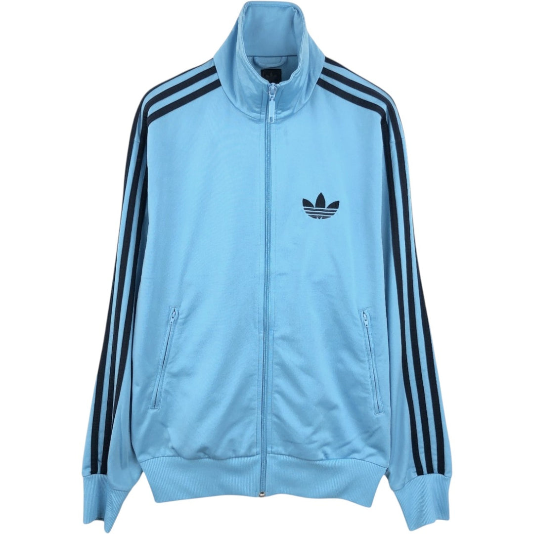 2000'S Adidas Originals Trefoil Logo Track Jacket, Men's Size S (approx.) polyester Blue type light blue Vintage Second Hand