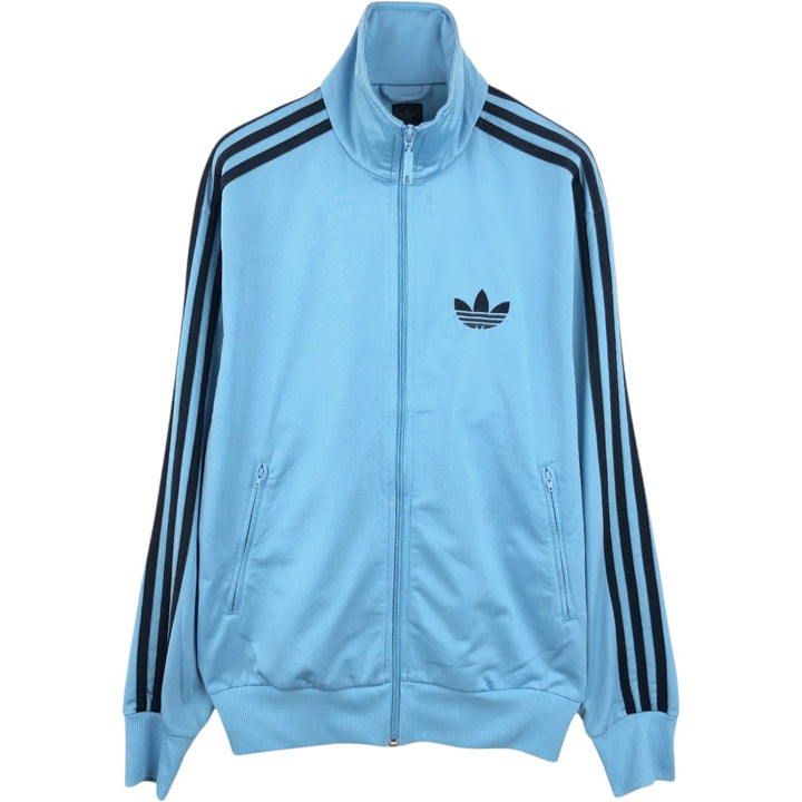 2000'S Adidas Originals Trefoil Logo Track Jacket, Men's Size S (approx.) polyester Blue type light blue Vintage Second Hand