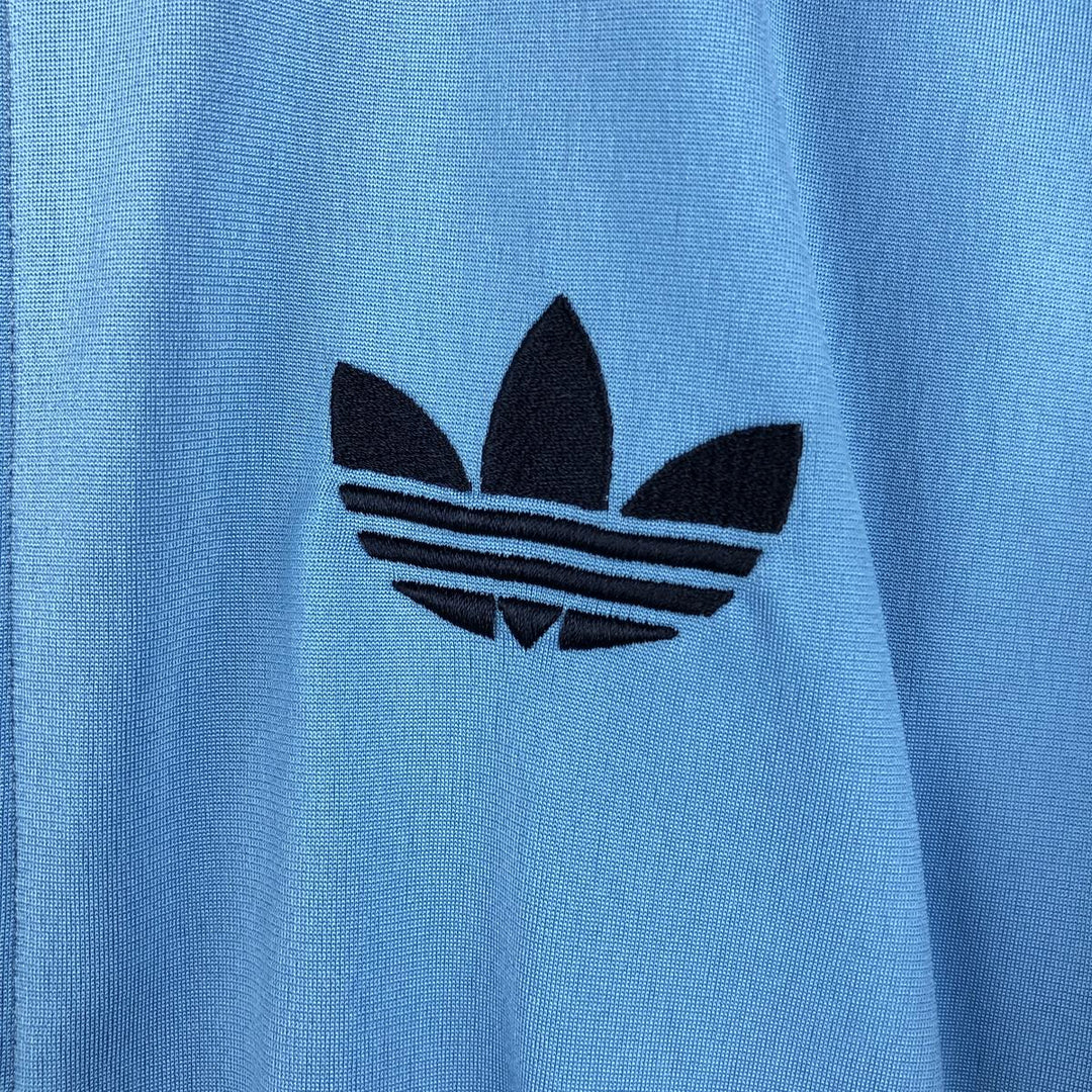 2000'S Adidas Originals Trefoil Logo Track Jacket, Men's Size S (approx.) polyester Blue type light blue Vintage Second Hand