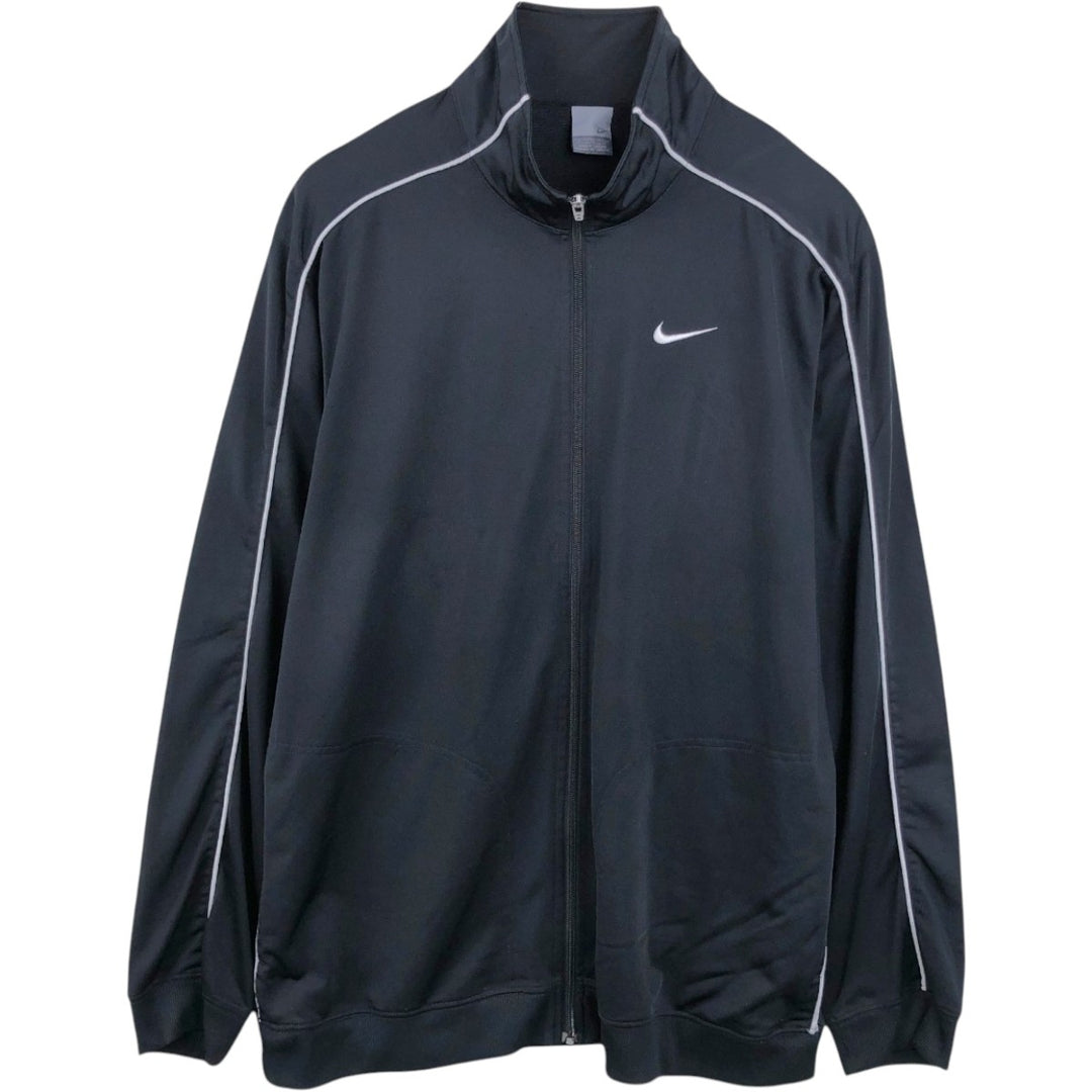 00'S Nike Jersey Track Jacket Men's XL polyester black type Vintage Second Hand