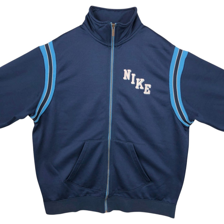 00'S Nike Jersey Track Jacket Men's XL polyester navy blue type Vintage Second Hand