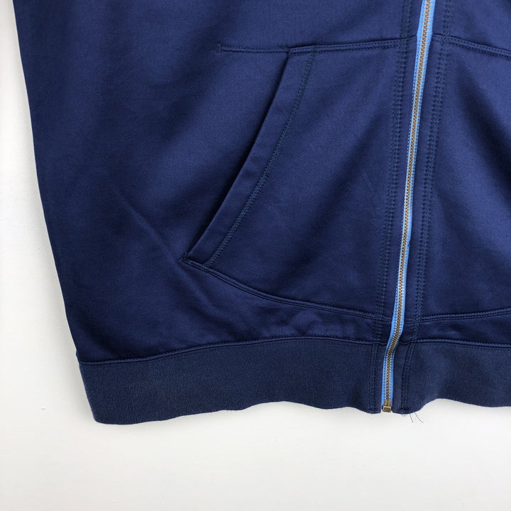 00'S Nike Jersey Track Jacket Men's XL polyester navy blue type Vintage Second Hand