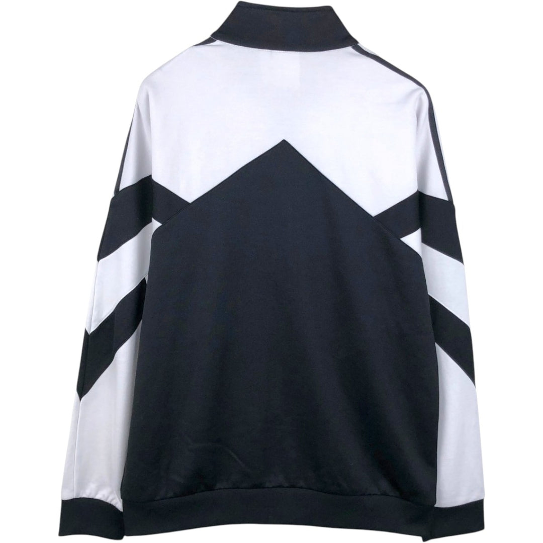Adidas ORIGINALS Trefoil Logo Track Jacket, Men's Size L (approx.) polyester black type Vintage Second Hand