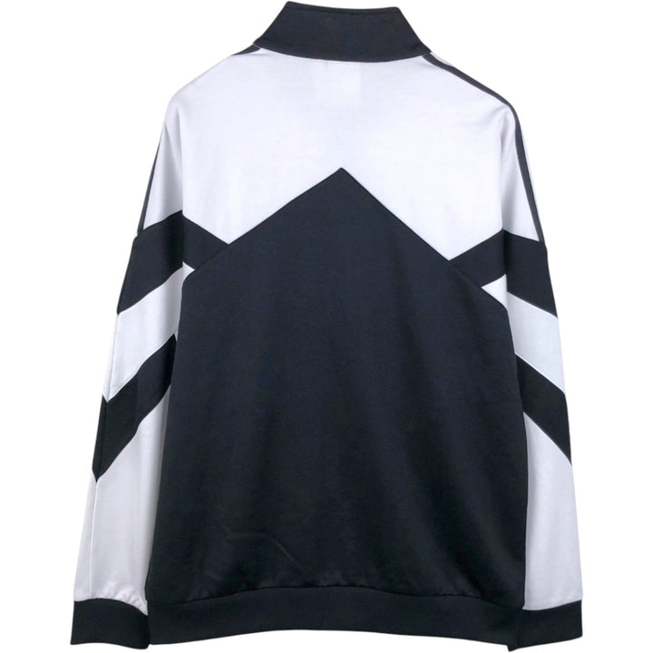 Adidas ORIGINALS Trefoil Logo Track Jacket, Men's Size L (approx.) polyester black type Vintage Second Hand