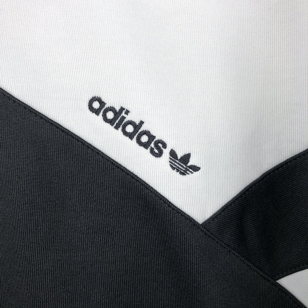 Adidas ORIGINALS Trefoil Logo Track Jacket, Men's Size L (approx.) polyester black type Vintage Second Hand