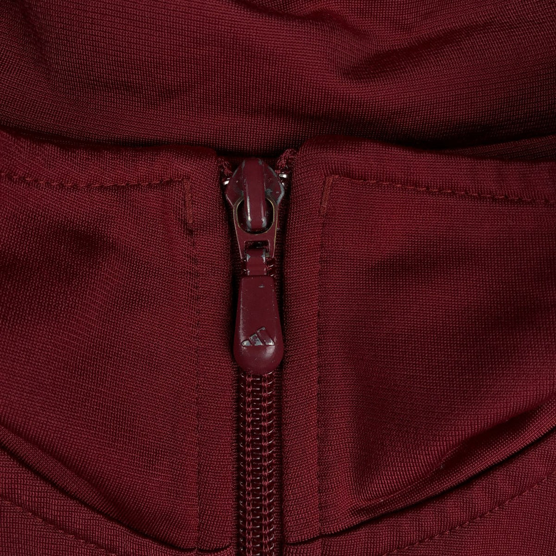 00'S adidas jersey track jacket, men's size S polyester wine-red Vintage Second Hand