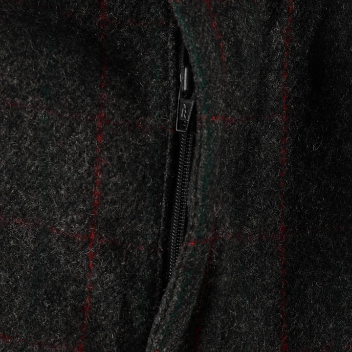 70s-80'S Woolrich Check Pattern Slacks Pants, Made in USA, Men's W36 (approx.), Thick Fabric, Vintage wool gray type Vintage Second Hand