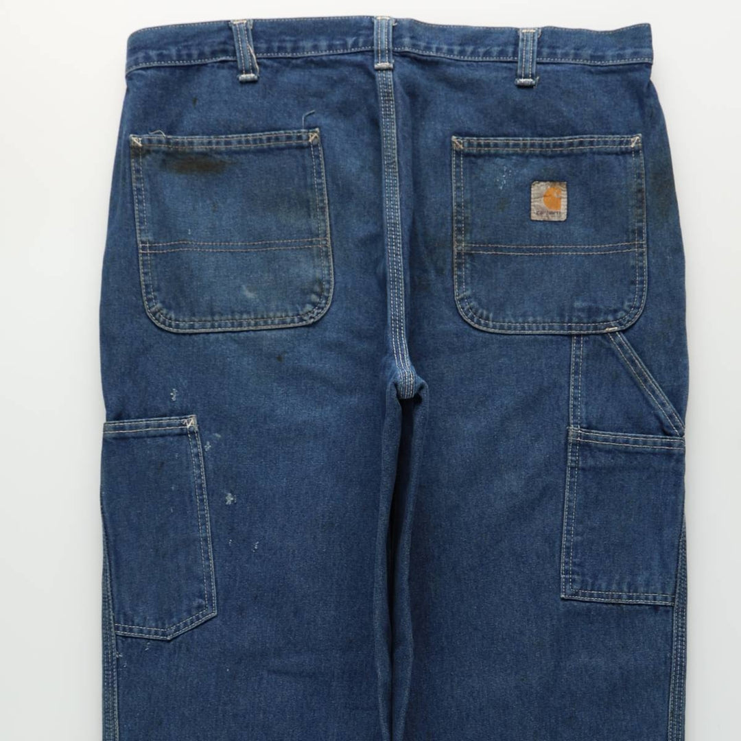 Carhartt Dungaree Fit Denim Painter Pants, Men's, W37 equivalent cotton blue type Vintage Second Hand