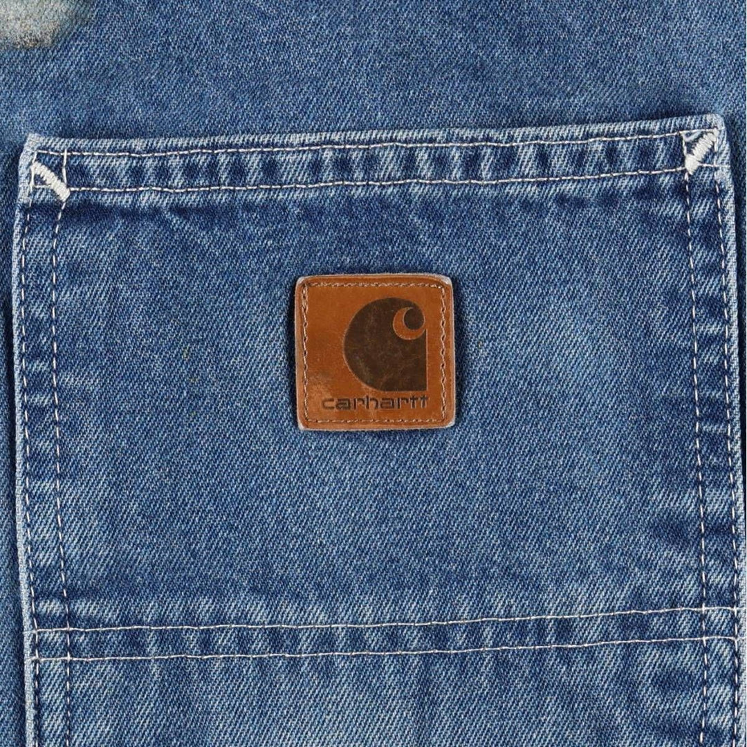 Carhartt Original Dungaree Fit Denim Painter Pants, Men's, W30 equivalent cotton blue type Vintage Second Hand